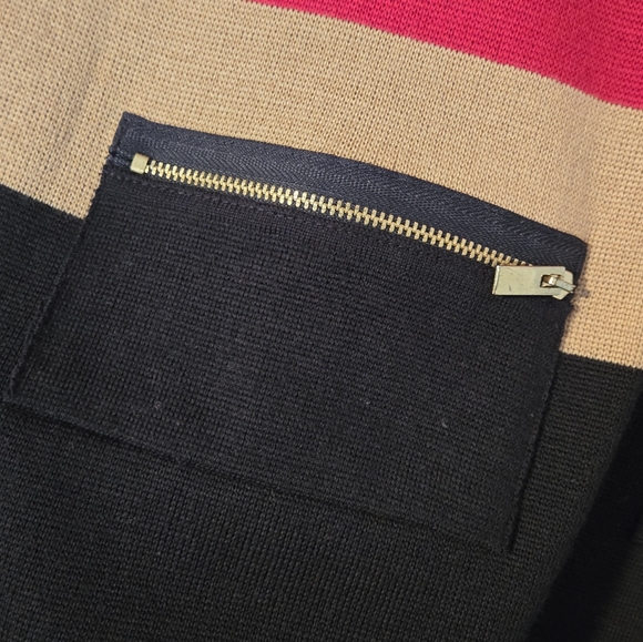 Maria Bennentani Wool Blend Colourblock Dress Made in Italy - Picture 5 of 8